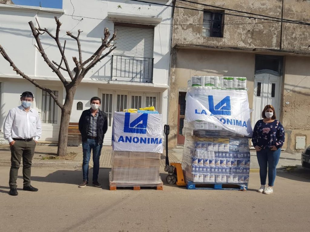IMPORTANTE DONACIÓN DE LA ANÓNIMA EN LA LUCHA CONTRA EL COVID19