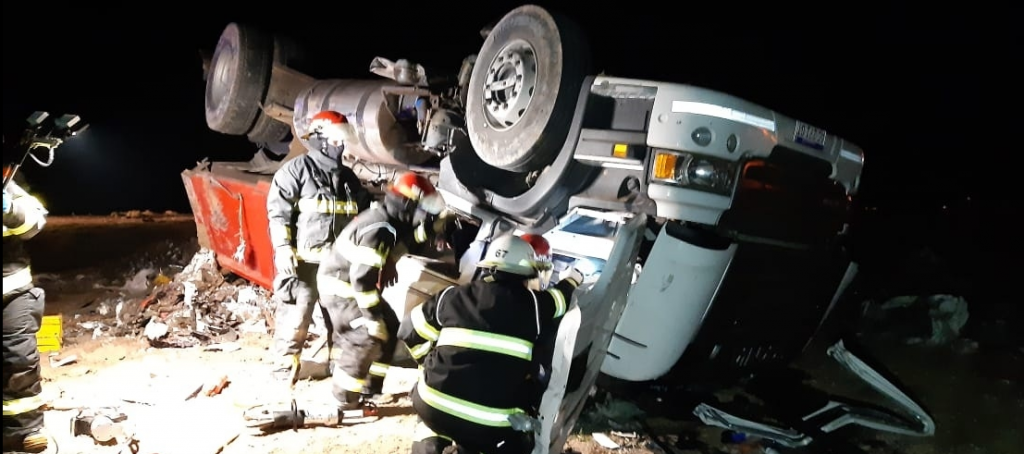 Dos muertos en un fatal accidente en la Ruta 5