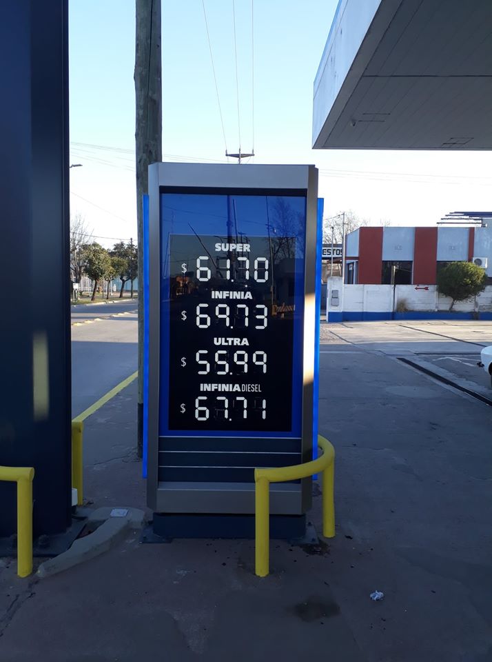 AUMENTARON LOS COMBUSTIBLES