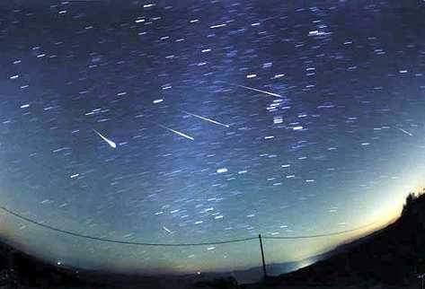 ¿Lluvia de estrellas?