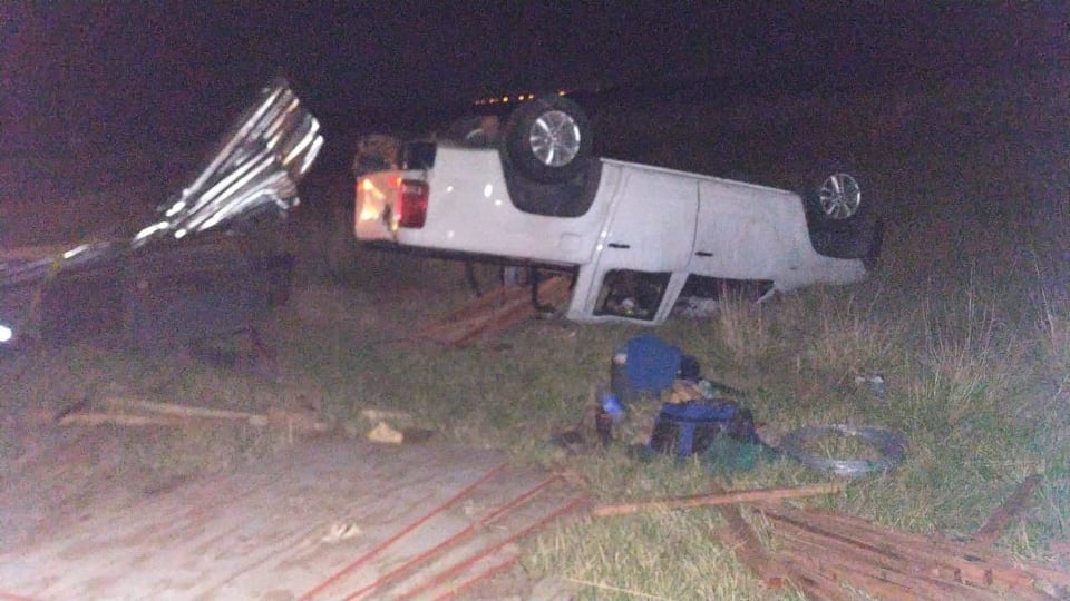 ZAMPROGNA PADRE E HIJO SE ACCIDENTARON EN BERUTTI