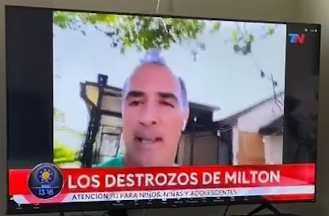 LOS DESTROZOS DE «MILTON»